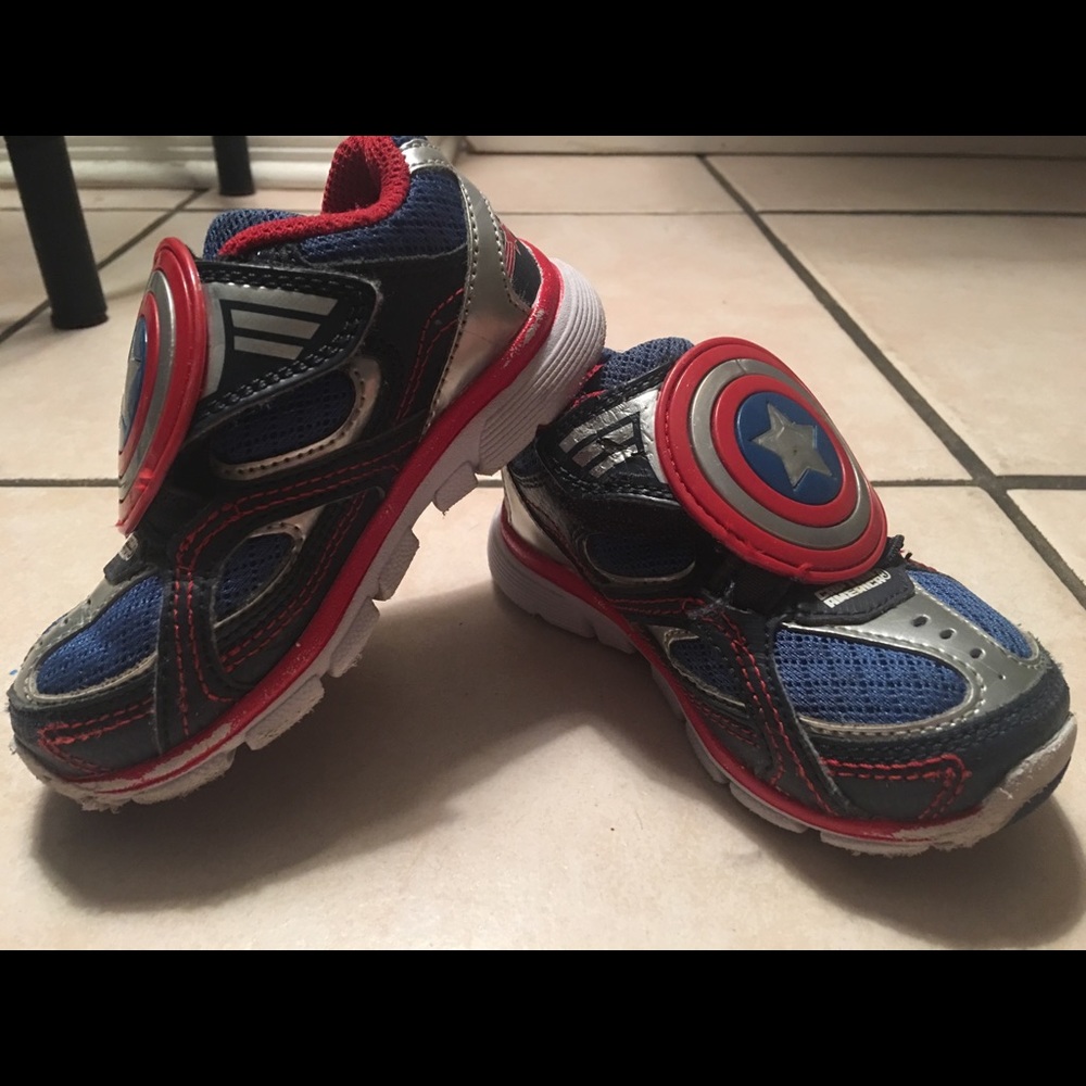 Light Up Captain America Shoes